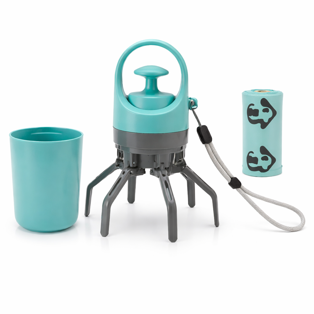 CleanPaw Portable Dog Pooper Scooper with Built in Bag Dispenser